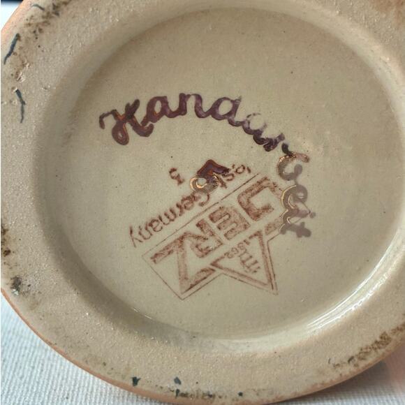 Vintage Gerz West Germany Beer Stein w/ Pewter Lid – Erlangen Scene - Picture 5 of 5